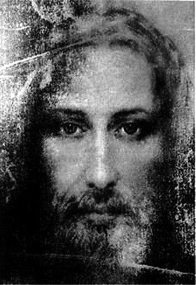 Лик Христа с Туринской плащаницы. Реконструкция НАСА